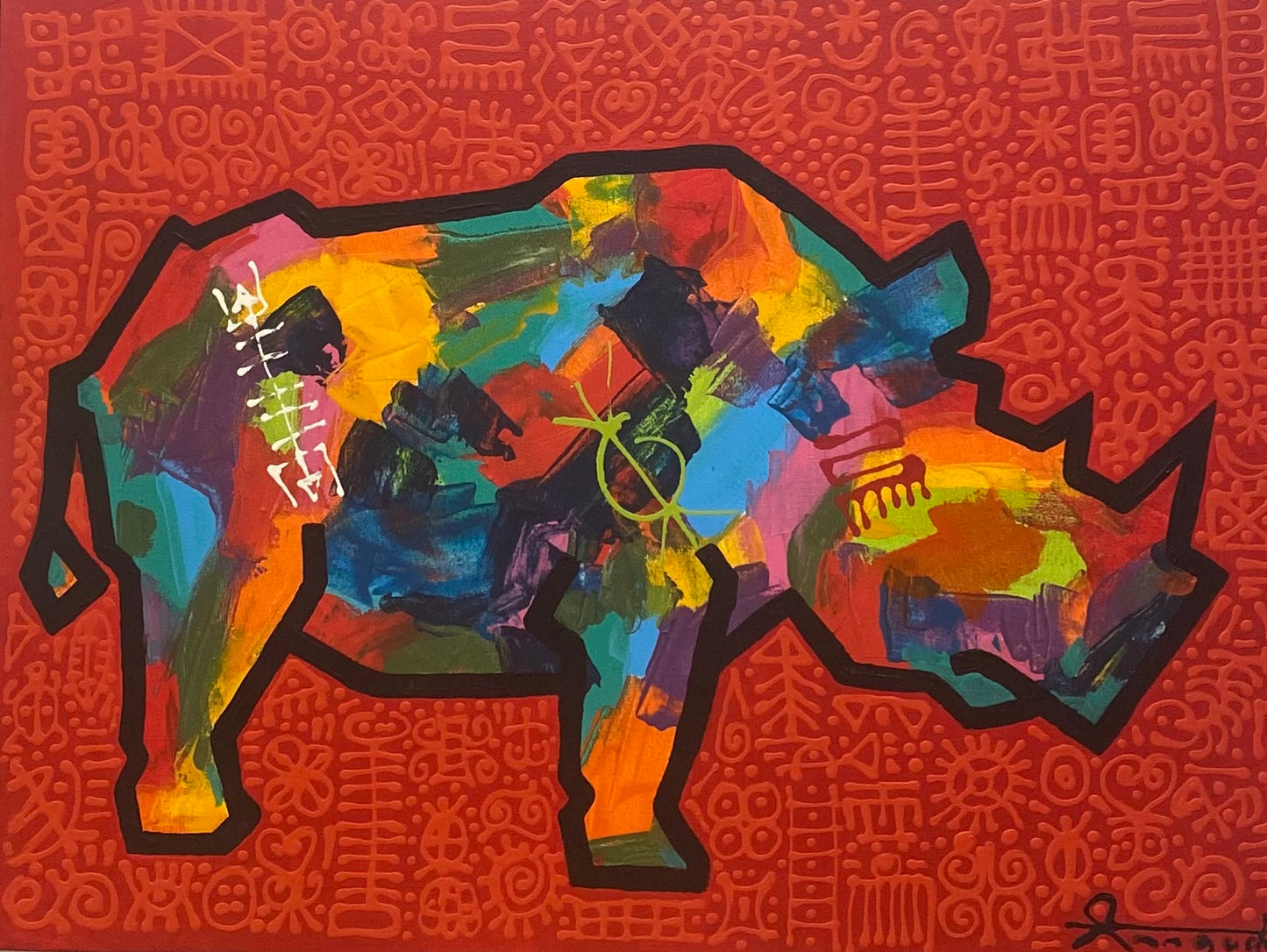 Raving Red Rhino