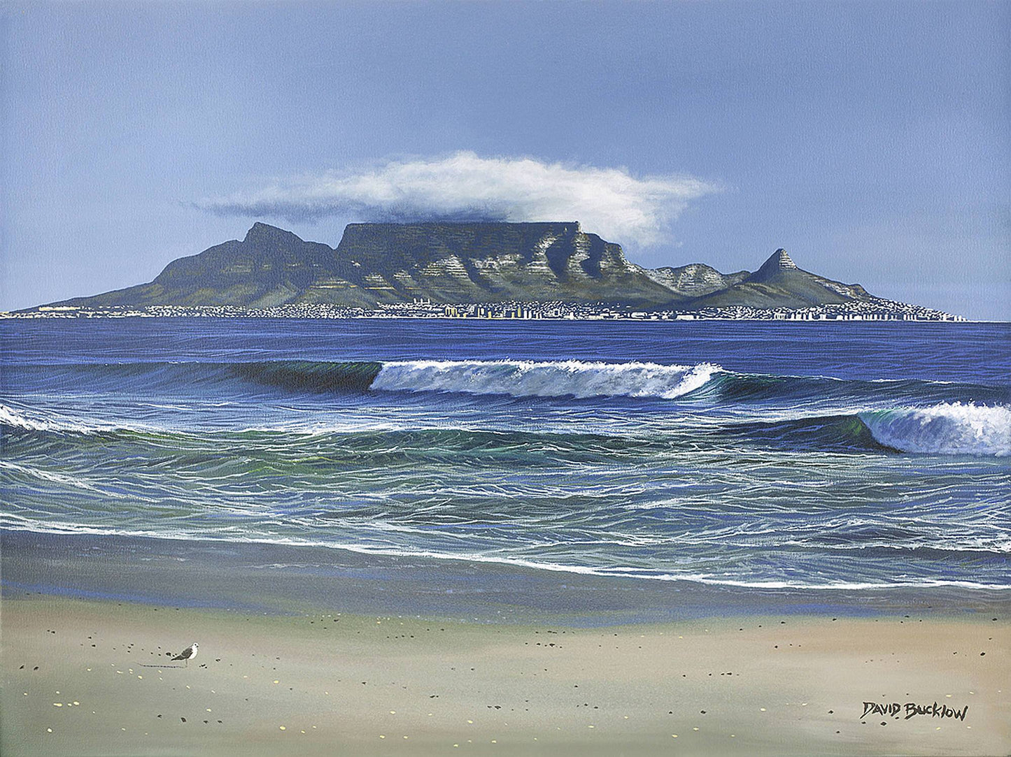 Table Mountain Print by Artist David Bucklow