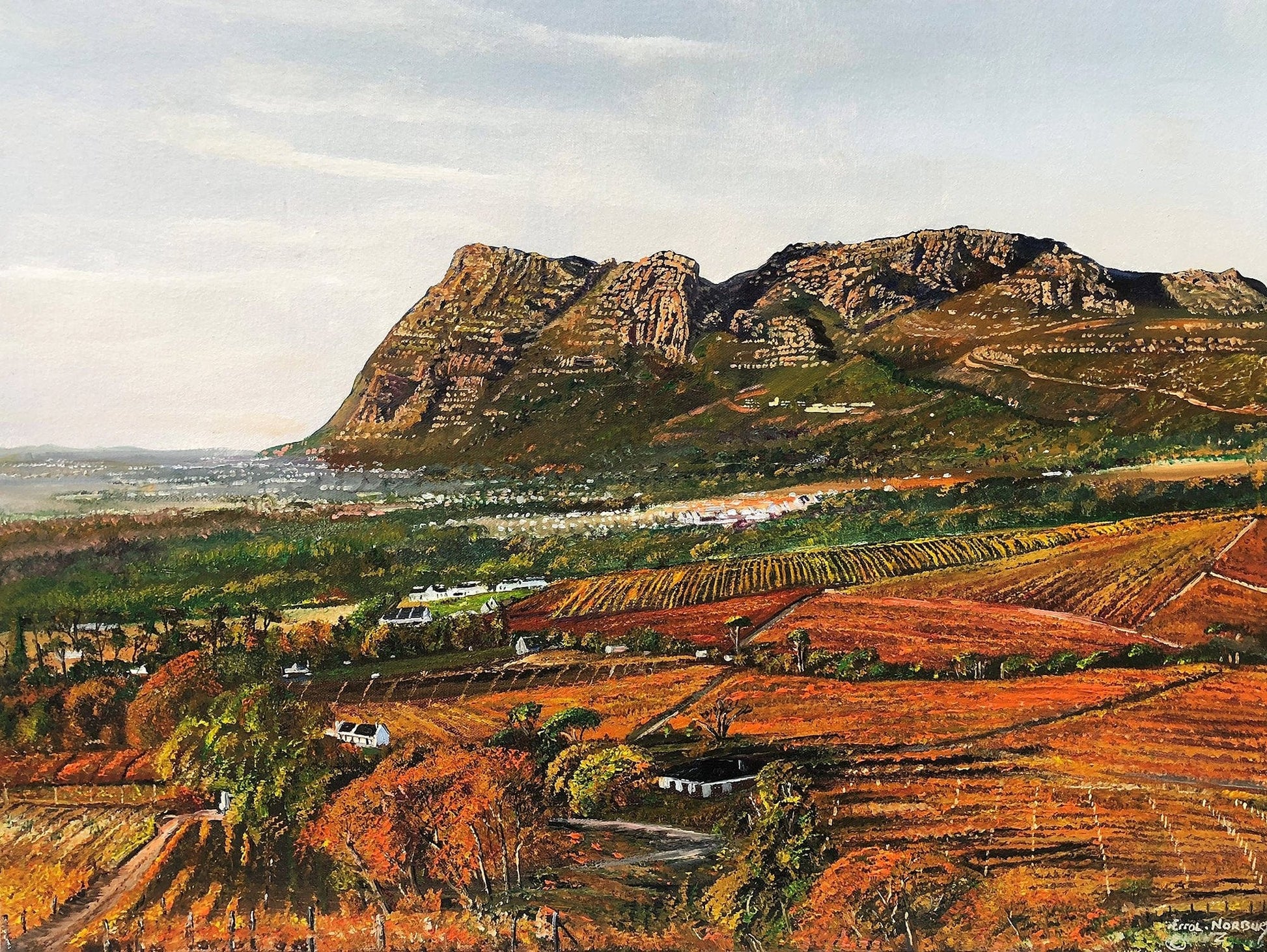 South African Original Art by Errol Norbury - Constantia Valley - Fine Art Portfolio
