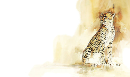 Safari animal limited edition print entitled Cheetah Morning