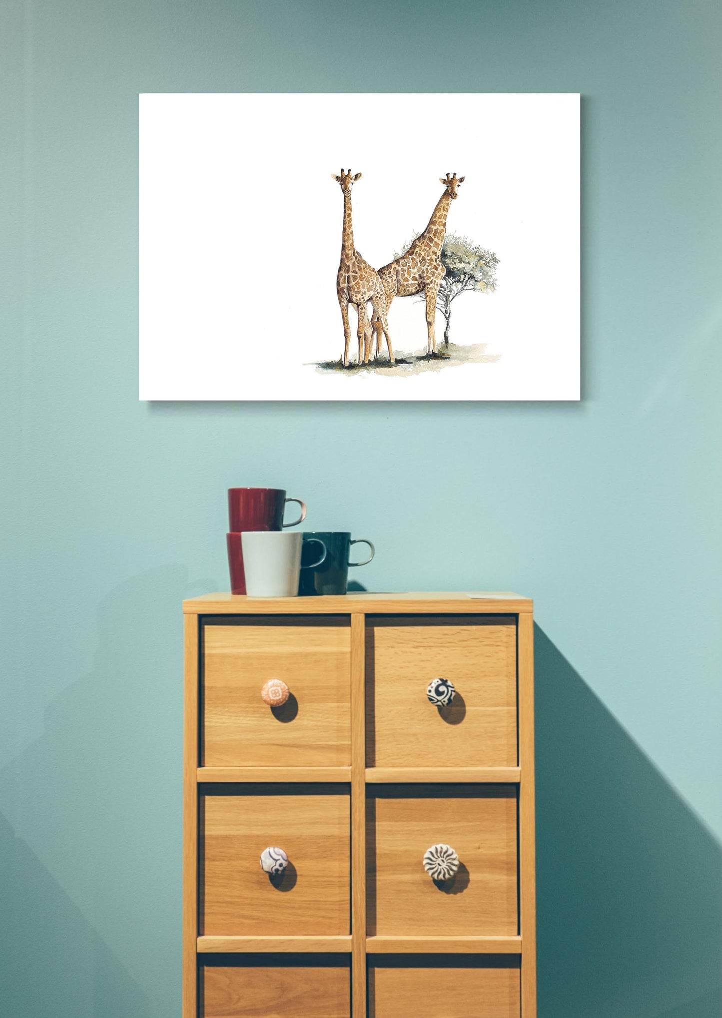 Giraffe Duo (horizontal) | Giraffe